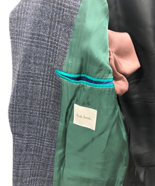PAUL SMITH（ポールスミス）Paul Smith (ポールスミス) 2Bチェックテーラードジャケット ネイビー サイズ:Lの古着・服飾アイテム