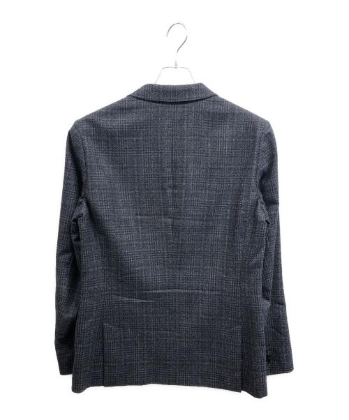 PAUL SMITH（ポールスミス）Paul Smith (ポールスミス) 2Bチェックテーラードジャケット ネイビー サイズ:Lの古着・服飾アイテム