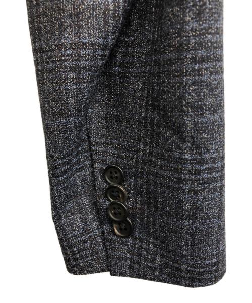 PAUL SMITH（ポールスミス）Paul Smith (ポールスミス) 2Bチェックテーラードジャケット ネイビー サイズ:Lの古着・服飾アイテム