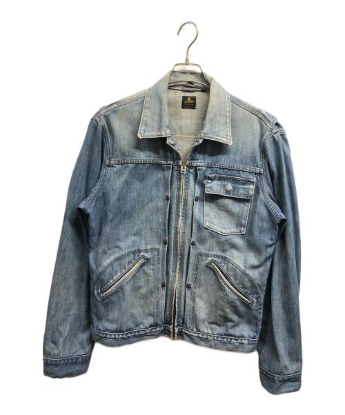 Wrangler（ラングラー）Wrangler (ラングラー) UNITED ARROWS (ユナイテッドアローズ) 別注ジップアップデニムジャケット インディゴ サイズ:Lの古着・服飾アイテム