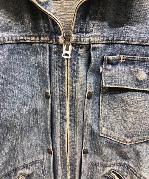 Wrangler（ラングラー）Wrangler (ラングラー) UNITED ARROWS (ユナイテッドアローズ) 別注ジップアップデニムジャケット インディゴ サイズ:Lの古着・服飾アイテム