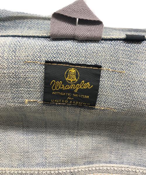 Wrangler（ラングラー）Wrangler (ラングラー) UNITED ARROWS (ユナイテッドアローズ) 別注ジップアップデニムジャケット インディゴ サイズ:Lの古着・服飾アイテム