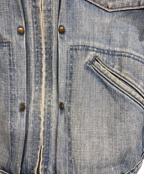 Wrangler（ラングラー）Wrangler (ラングラー) UNITED ARROWS (ユナイテッドアローズ) 別注ジップアップデニムジャケット インディゴ サイズ:Lの古着・服飾アイテム
