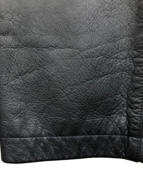 A.P.C.（アーペーセー）A.P.C. (アーペーセー) シングルライダースジャケット ブラック サイズ:Sの古着・服飾アイテム