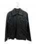 A.P.C.（アーペーセー）の古着「シングルライダースジャケット」｜ブラック