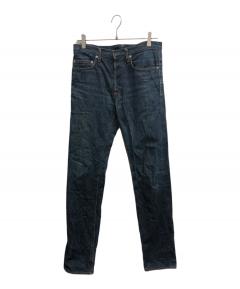 中古・古着通販】BALMAIN (バルマン) 蛇腹バイカー デニムパンツ