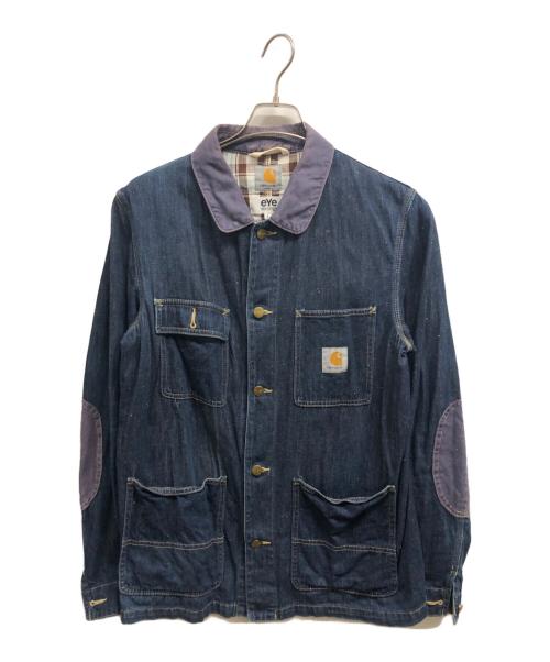 CarHartt（カーハート）CarHartt (カーハート) eYe COMME des GARCONS JUNYAWATANABE MAN (アイ コム デ ギャルソン ジュンヤ ワタナベ マン) カバーオール インディゴ サイズ:Lの古着・服飾アイテム