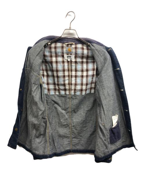 CarHartt（カーハート）CarHartt (カーハート) eYe COMME des GARCONS JUNYAWATANABE MAN (アイ コム デ ギャルソン ジュンヤ ワタナベ マン) カバーオール インディゴ サイズ:Lの古着・服飾アイテム