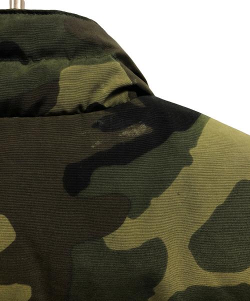 CANADA GOOSE（カナダグース）CANADA GOOSE (カナダグース) GARSON VEST　ガーソンベスト　カモ柄ダウンベスト カーキ サイズ:Mの古着・服飾アイテム
