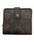 LOUIS VUITTON（ルイ ヴィトン）の古着「モノグラム コンパクトジップ」｜ブラウン