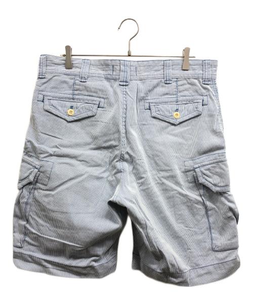 POLO RALPH LAUREN（ポロ・ラルフローレン）POLO RALPH LAUREN (ポロ・ラルフローレン) ハーフカーゴパンツ ブルー サイズ:36の古着・服飾アイテム