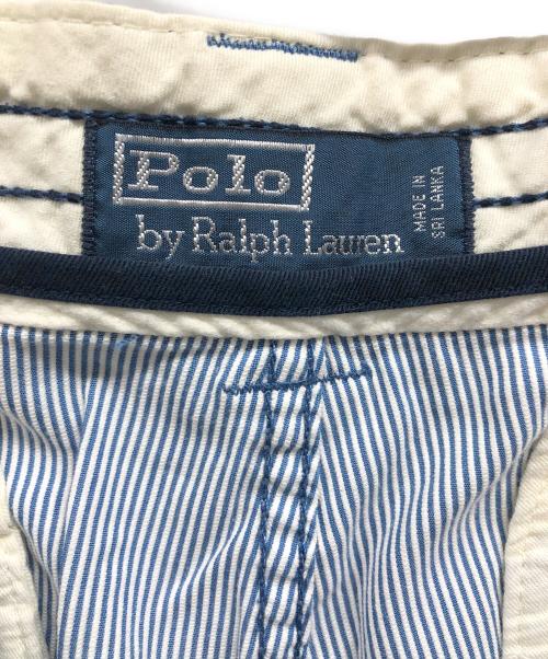 POLO RALPH LAUREN（ポロ・ラルフローレン）POLO RALPH LAUREN (ポロ・ラルフローレン) ハーフカーゴパンツ ブルー サイズ:36の古着・服飾アイテム