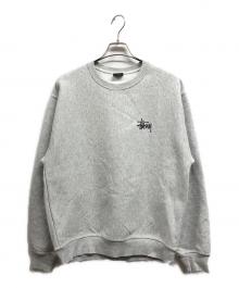 stussy（ステューシー）の古着「BASIC LOGO RAISING OF SWEAT」｜グレー