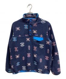 Patagonia（パタゴニア）の古着「総柄シンチラスナップT」｜ネイビー