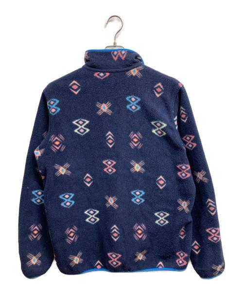 Patagonia（パタゴニア）Patagonia (パタゴニア) 総柄シンチラスナップT ネイビー サイズ:Lの古着・服飾アイテム