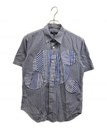 COMME des GARCONS HOMME（コムデギャルソン オム）の古着「半袖シャツ」｜ブルー