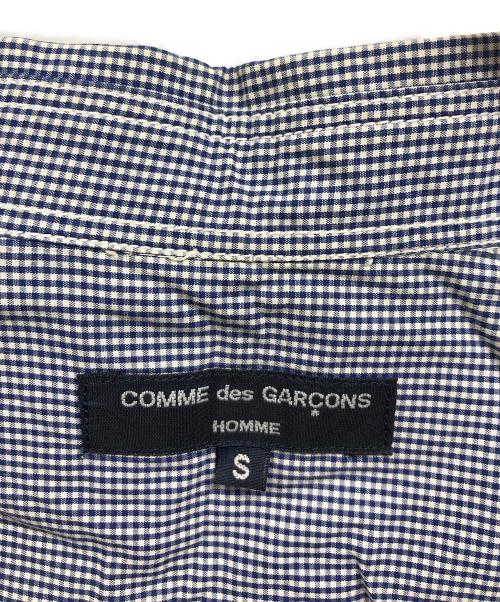 COMME des GARCONS HOMME（コムデギャルソン オム）COMME des GARCONS HOMME (コムデギャルソン オム) 半袖シャツ ブルー サイズ:Sの古着・服飾アイテム