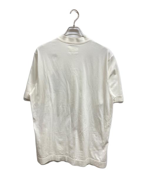 Y-3（ワイスリー）Y-3 (ワイスリー) ハーフジップネックTシャツ ホワイト サイズ:Mの古着・服飾アイテム