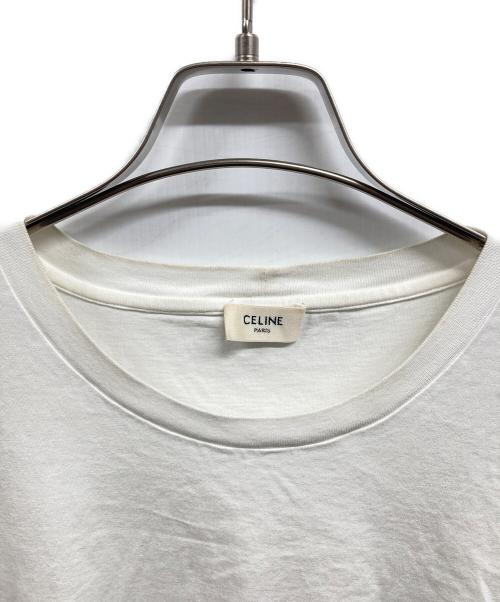 CELINE（セリーヌ）CELINE (セリーヌ) ロゴTシャツ ホワイト サイズ:XXLの古着・服飾アイテム