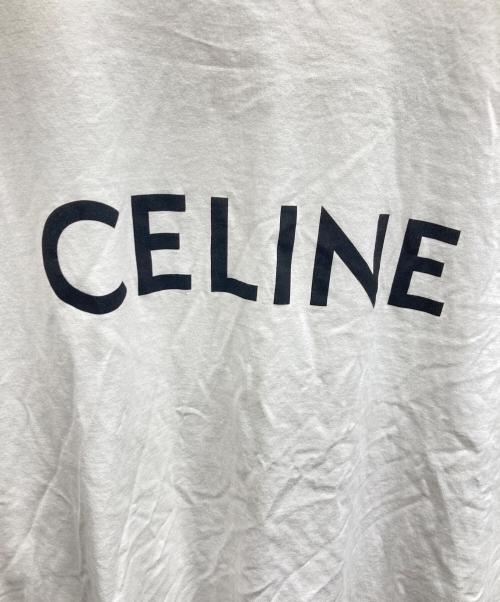 CELINE（セリーヌ）CELINE (セリーヌ) ロゴTシャツ ホワイト サイズ:XXLの古着・服飾アイテム