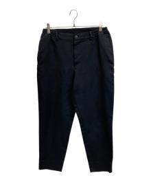 COMME des GARCONS HOMME DEUX（コムデギャルソン オム ドゥ）の古着「染色加工ポリ縮パンツ/COMME des GARCONSパンツ」｜ブラック