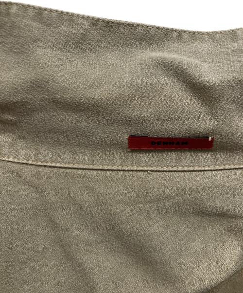 Denham（デンハム）Denham (デンハム) リネン混半袖シャツ カーキ サイズ:Mの古着・服飾アイテム