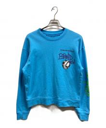 CHROME HEARTS×MATTY BOY（クロムハーツ×マッティーボーイ）の古着「PPO BRAIN NEW SWTSHRT　ブレインニュープリントスウェット」｜ブルー