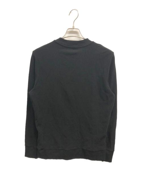 DIESEL（ディーゼル）DIESEL (ディーゼル) S-PEWTER-NEWクルーネックスウェット ブラック サイズ:Sの古着・服飾アイテム