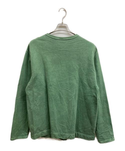 good on（グッドオン）good on (グッドオン) スナップカーディガン/	good onカーディガン グリーン サイズ:Lの古着・服飾アイテム