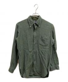 PENDLETON（ペンドルトン）の古着「60’s BDウールシャツ」｜グリーン
