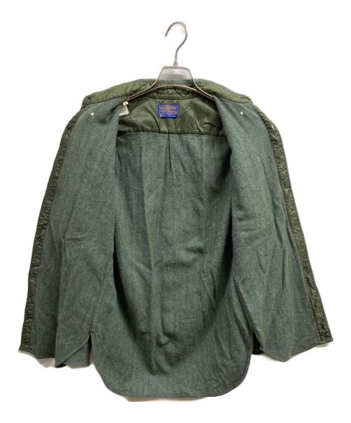 PENDLETON（ペンドルトン）PENDLETON (ペンドルトン) 60’s BDウールシャツ グリーン サイズ:Mの古着・服飾アイテム