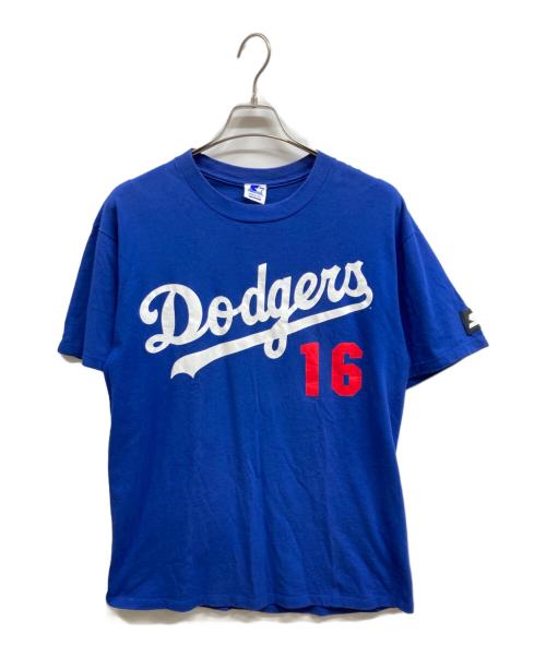 STARTER（スターター）STARTER (スターター) Dodgers プリントtシャツ/STARTERTシャツ ブルー サイズ:Mの古着・服飾アイテム