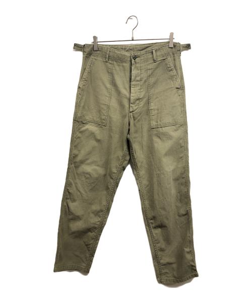 TCB jeans（ティーシービー ジーンズ）TCB JEANS (ティーシービー ジーンズ) ベイカーパンツ カーキ サイズ:XLの古着・服飾アイテム
