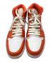 NIKE (ナイキ) AIR JORDAN 1 MID SE ハイカットスニーカー ホワイト×オレンジ サイズ:29：8000円