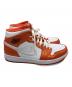 中古・古着 NIKE (ナイキ) AIR JORDAN 1 MID SE ハイカットスニーカー ホワイト×オレンジ サイズ:29：8000円