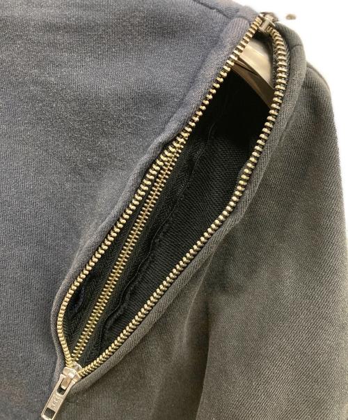 CONVERSE TOKYO（コンバーストウキョウ）CONVERSE TOKYO (コンバーストウキョウ) BI-COLOR ZIP DESIGN SWEAT ブラック×ネイビー サイズ:ＦＲＥＥの古着・服飾アイテム