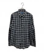 RALPH LAURENラルフローレン）の古着「カスタムフィット ボタンダウンシャツ」｜ブラック