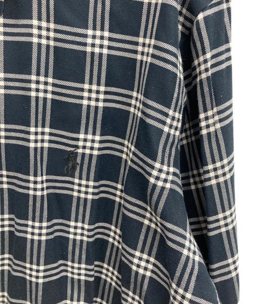 RALPH LAUREN（ラルフローレン）RALPH LAUREN (ラルフローレン) カスタムフィット ボタンダウンシャツ ブラック サイズ:Lの古着・服飾アイテム