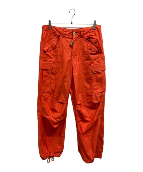 AVIREX（アヴィレックス）AVIREX (アヴィレックス) M-65 FATIGUE PANTS オレンジ サイズ:Lの古着・服飾アイテム