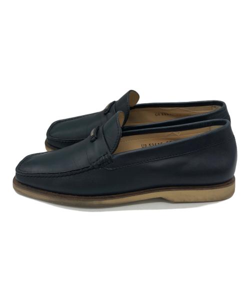 Salvatore Ferragamo（サルヴァトーレ フェラガモ）Salvatore Ferragamo (サルヴァトーレ フェラガモ) ローファー ネイビー サイズ:SIZE 7 1/2の古着・服飾アイテム