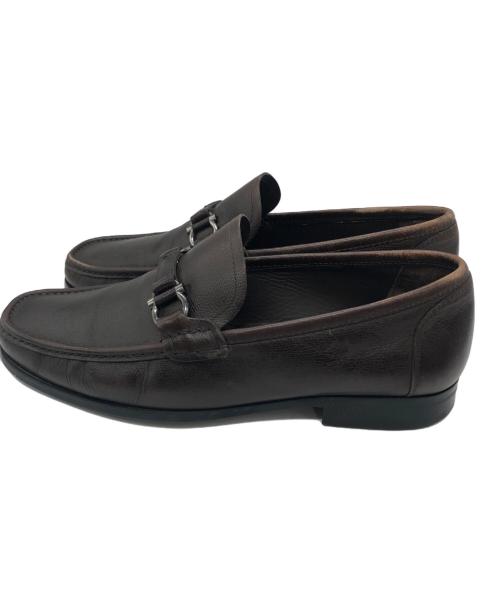 Salvatore Ferragamo（サルヴァトーレ フェラガモ）Salvatore Ferragamo (サルヴァトーレ フェラガモ) ローファー ブラウン サイズ:SIZE 7 1/2の古着・服飾アイテム