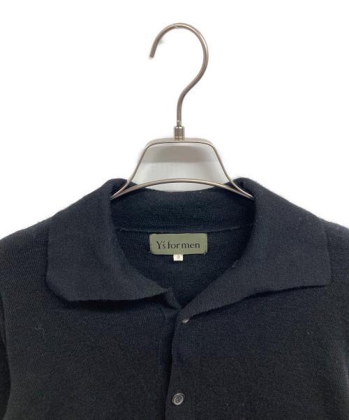 Y's for men（ワイズフォーメン）Y'S for men (ワイズフォーメン) 襟付きカーディガン ブラック サイズ:3の古着・服飾アイテム