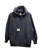 Champion×WTAPSチャンピオン×ダブルタップス）の古着「REVERSE WEAVE HOODED」｜ネイビー