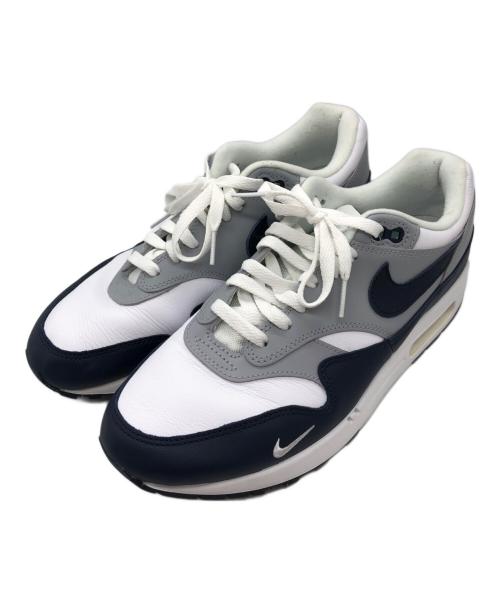NIKE（ナイキ）NIKE (ナイキ) AIR MAX 1 LV8 ネイビー×ホワイト サイズ:27の古着・服飾アイテム