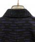中古・古着 ISSEY MIYAKE MEN (イッセイミヤケメン) 総柄シャツ ブラック×パープル サイズ:3：10000円