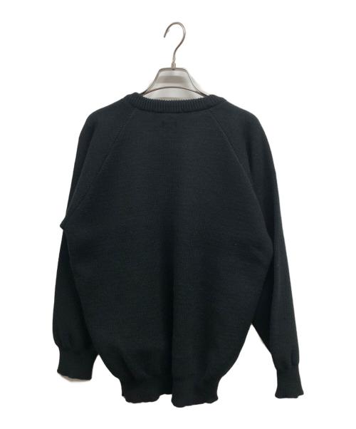 CDG（シーディージー）CDG (シーディージー) ロゴラグランニット ブラック サイズ:Lの古着・服飾アイテム