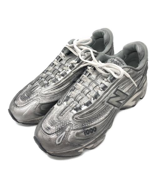 NEW BALANCE（ニューバランス）NEW BALANCE (ニューバランス) ATMOS (アトモス) 別注 M1000G ローカットスニーカー シルバー サイズ:28の古着・服飾アイテム