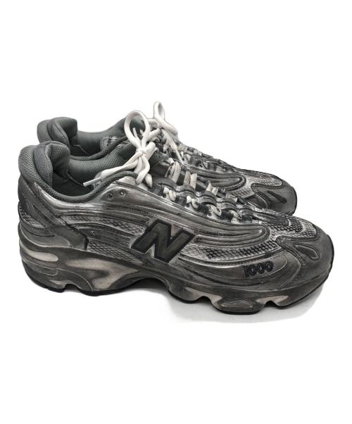 NEW BALANCE（ニューバランス）NEW BALANCE (ニューバランス) ATMOS (アトモス) 別注 M1000G ローカットスニーカー シルバー サイズ:28の古着・服飾アイテム
