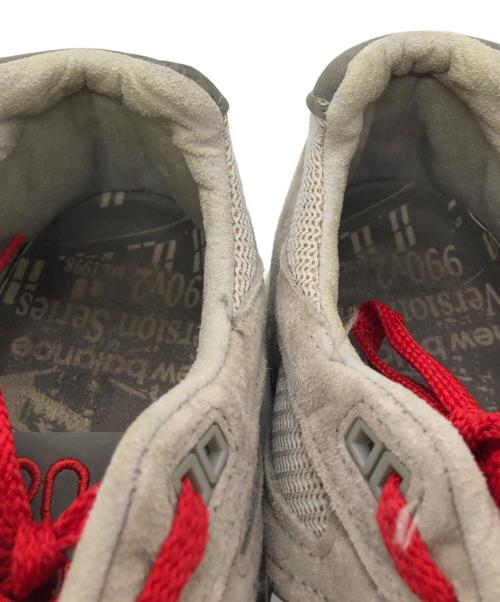 NEW BALANCE（ニューバランス）NEW BALANCE (ニューバランス) M990VS2 ローカットスニーカー レッド×グレー サイズ:28の古着・服飾アイテム