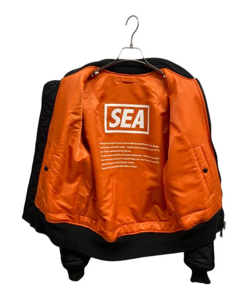 WIND AND SEA（ウィンダンシー）WIND AND SEA (ウィンダンシー) 19AW REVERSIBLE MA-1 ブラック サイズ:Lの古着・服飾アイテム